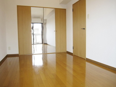 Living and room. Mirrored closet