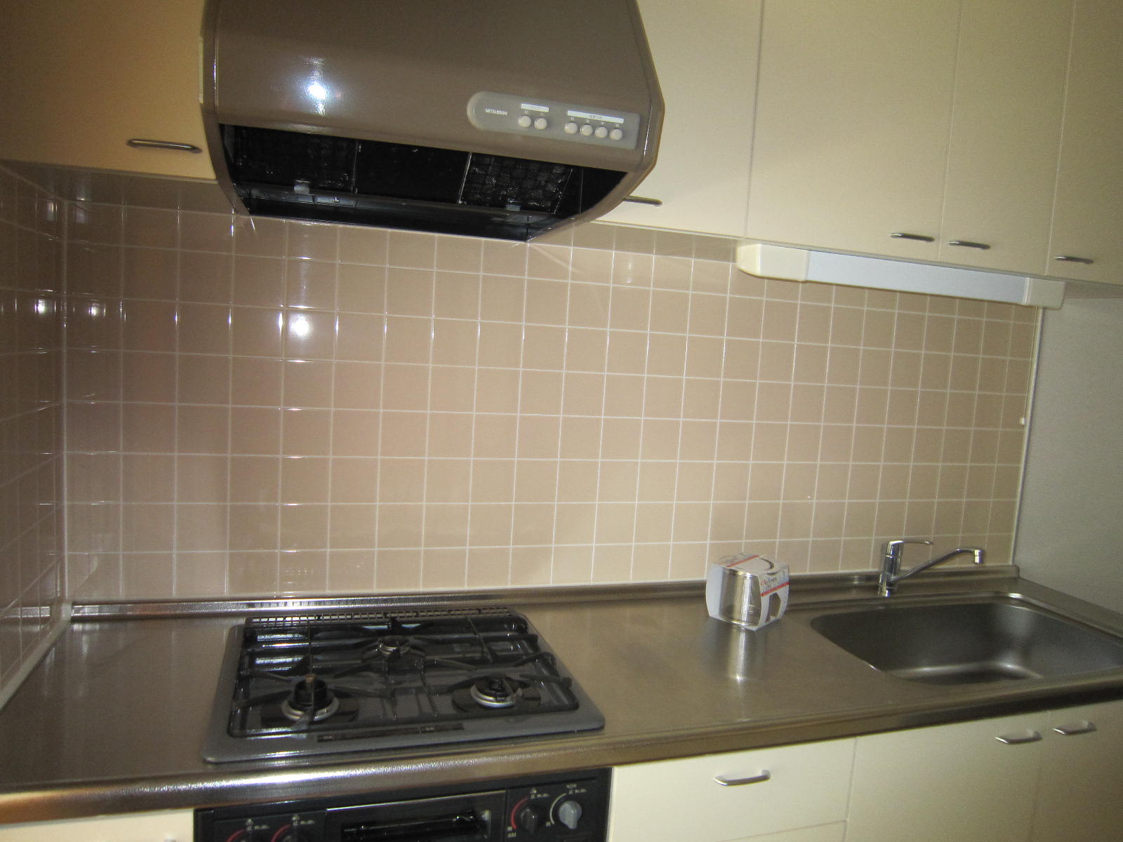 Kitchen. Drop-in stove with system Kitchen