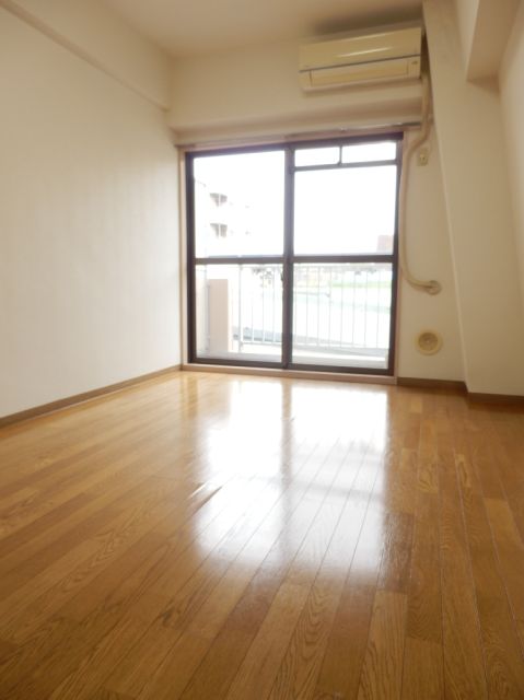 Living and room. Sunny nice flooring of the room