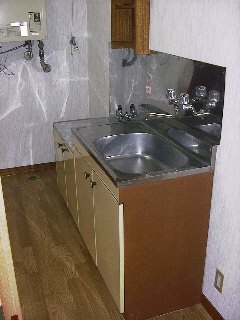 Kitchen. Gas stove installation Allowed