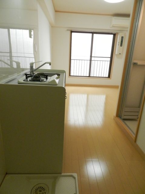 Living and room. Studio is