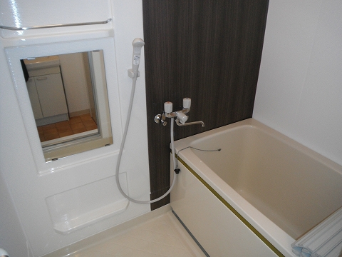 Bath. The bathroom was also reborn in the film enforcement