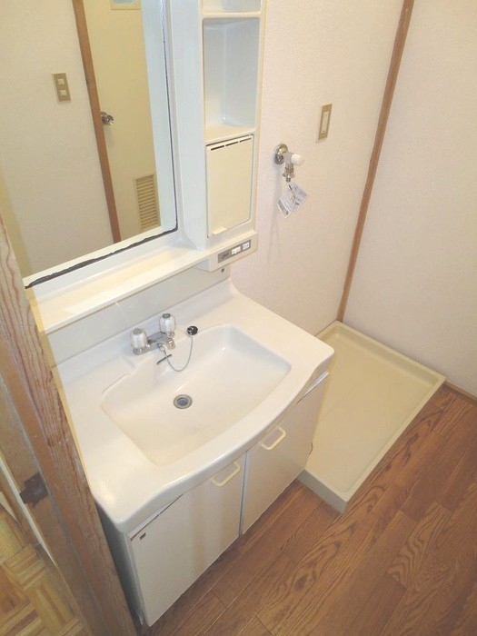 Washroom. Independent wash basin