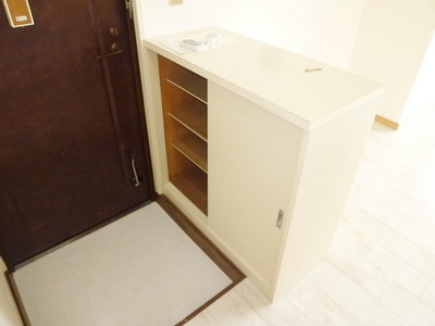 Entrance. Cupboard storage