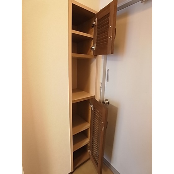 Entrance. With cupboard