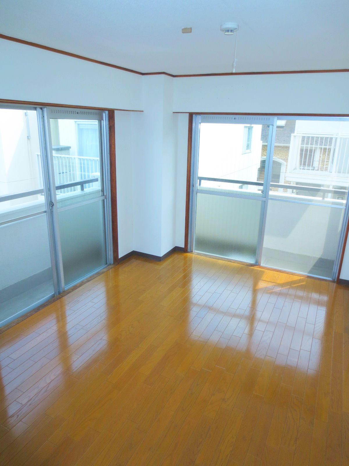 Living and room. Two-sided lighting