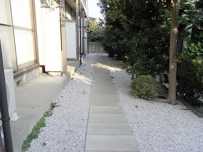 Building appearance. First floor private garden