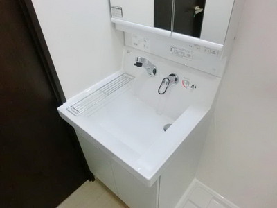 Washroom. Independent wash basin