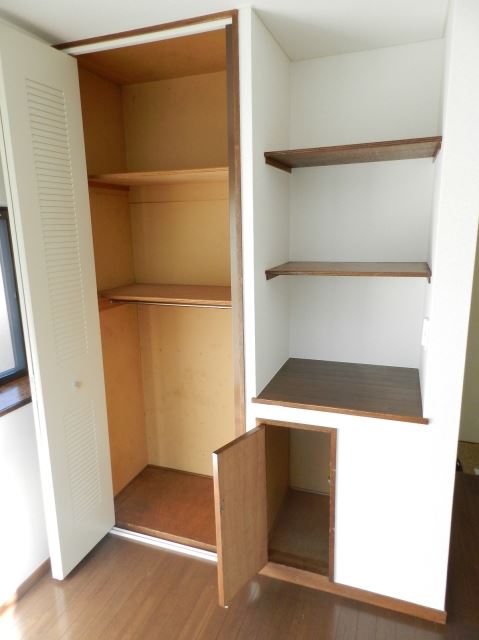 Receipt. There is a storage and shelf