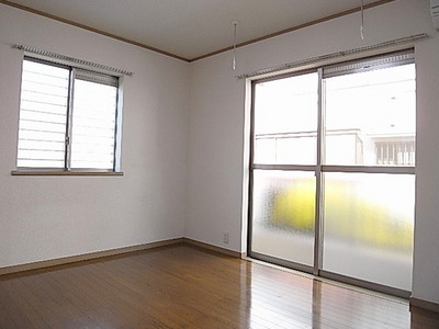 Living and room. Corner room two-sided lighting Bright room