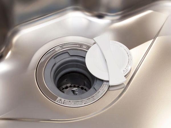 Kitchen.  [disposer] Garbage anxious, Ground in a drainage outlet ・ Decomposed to flow to the treatment tank, Hygienically processing. Labor is also eliminates convenient for taking out the trash.  ※ Depending on the type of garbage you may not be able to process.
