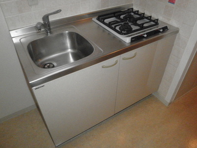 Kitchen. Two-burner system Gasukitchin will us to expand the width of the cuisine