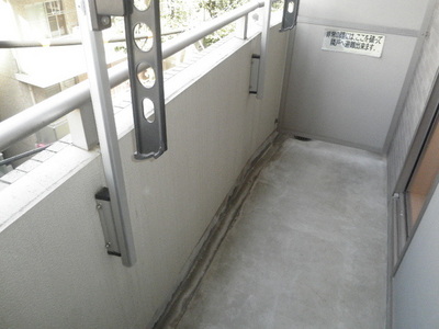 Balcony. Balcony clothesline can be installed at the height of taste