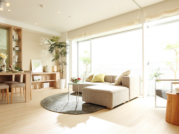 Living.  [Living Dining]  ※ All models Room W78b type indoor photograph of me (already sale), Some options (surcharge ・ Including the application deadline Yes)