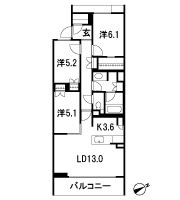 Floor: 3LDK + WIC + SIC, the occupied area: 79.12 sq m, Price: 56,700,000 yen, now on sale