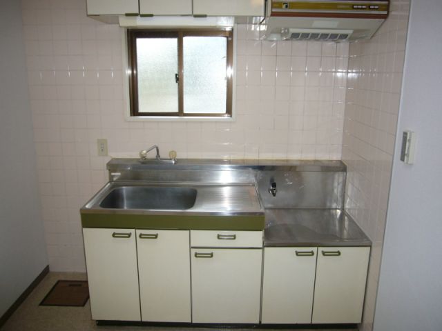 Kitchen. There is a window in the kitchen