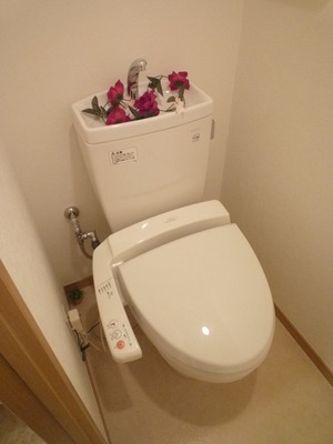 Toilet. Equipped with Washlet