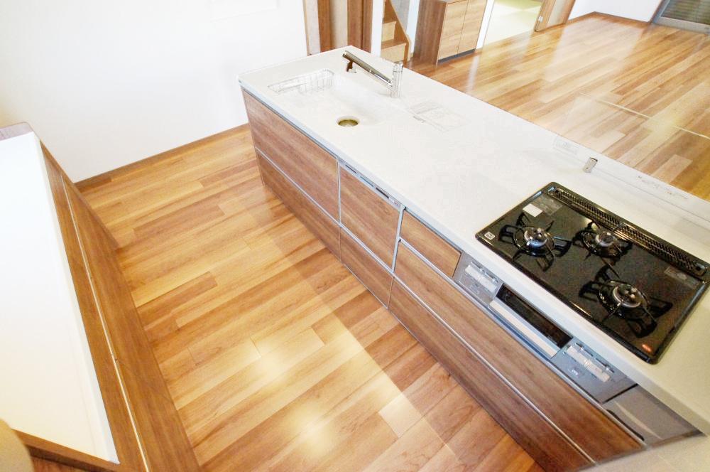 Kitchen. Dishwasher with a system Kitchen