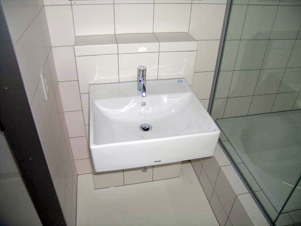 Washroom. Wash basin