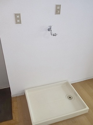 Washroom. Indoor Laundry Storage