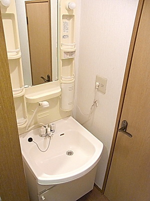 Washroom. Independent wash basin