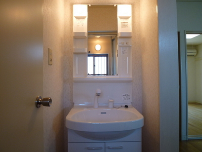 Washroom. Independent wash basin