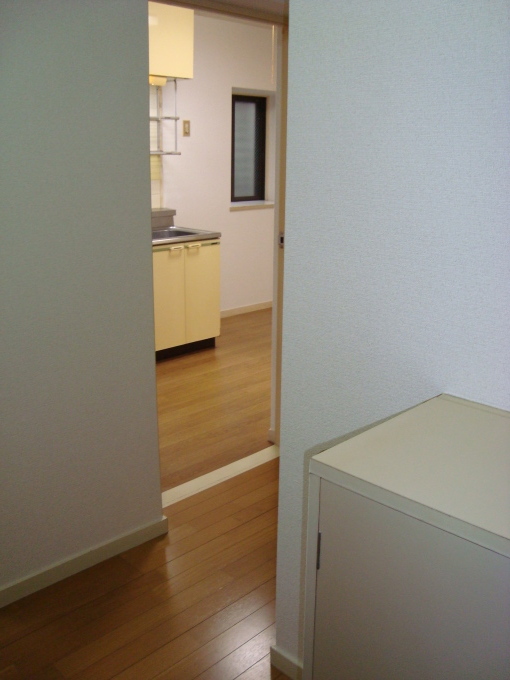 Entrance. Kitchen area from the entrance