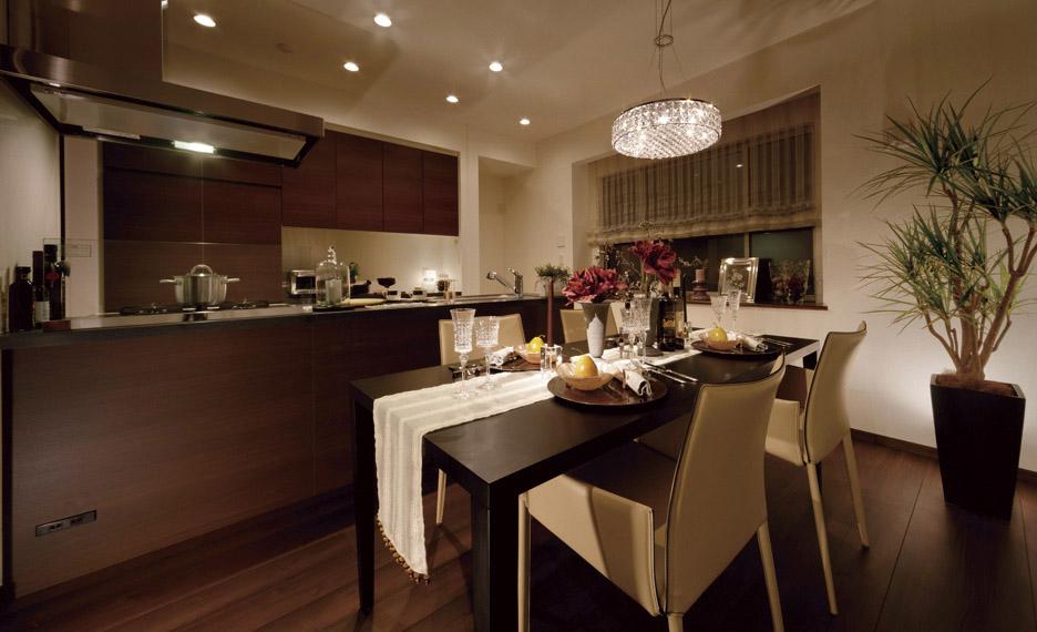 Kitchen. Creating a sublime living space tint that warmth was calm and becoming likely space design transmitted trees to match. Only families gather in this place is here luxurious space taste (1 Building model house)