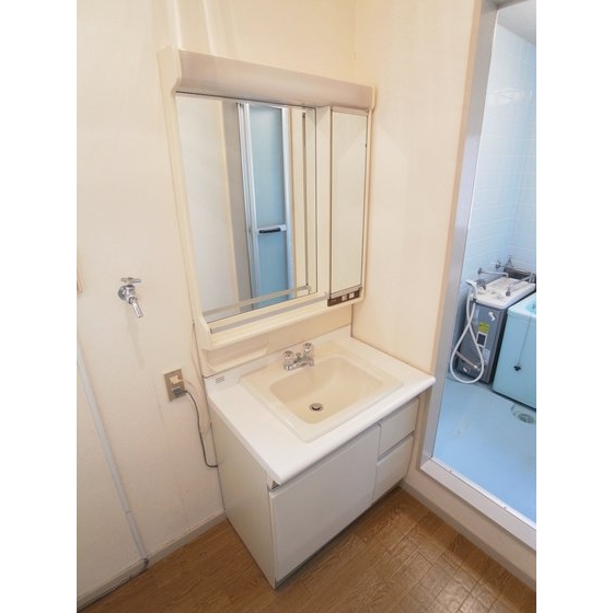 Washroom. Independent wash basin