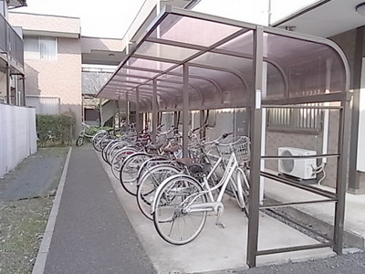 Other common areas. bicycle parking space