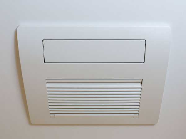 Bathing-wash room.  [TES hot-water bathroom ventilation dryer] Not only in the bathroom, Laundry drying on a rainy day, And prior to the heating in winter bath, Installing a bathroom ventilation dryer to be active in various ways by a single.