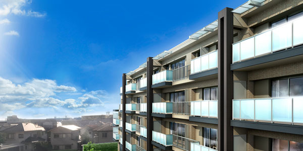 Features of the building.  [All units southwest of Sunny mansion] All 27 residence of all households southwestward nestled in a quiet residential area. No location this precious is, Give peace a sense of relief that spread to the rich, Refreshing wind and full of sunshine flowing daily, We played the calm and comfort. (Exterior CG)