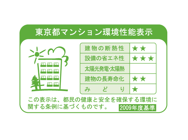 Building structure.  [Tokyo apartment environmental performance display]  ※ For more information see "Housing term large Dictionary".
