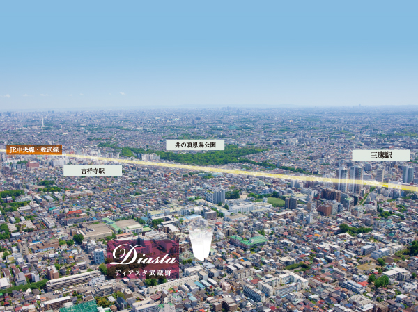 Other.  [Quietly drifts peace, Environment that leads to a peaceful time] Sunny day, You can enjoy the natural workings of the four seasons to the "Central Park Musashino". Clean air, Green space where birds and butterflies flutter. The cobbled streets to draw a gentle curve, Vivid green, Spacious space to satisfy the relaxation. (In fact it is subjected to some CG processed into empty May 2012 shooting Taking a slightly different)