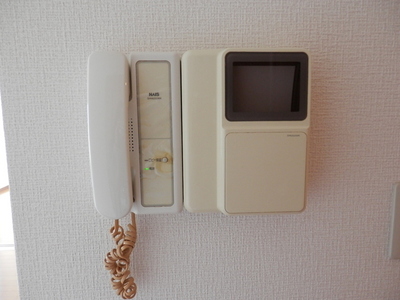 Security. ◆ TV monitor Hong seen a visitor ◆