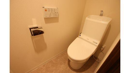 Toilet. Toilet, of course with washlet