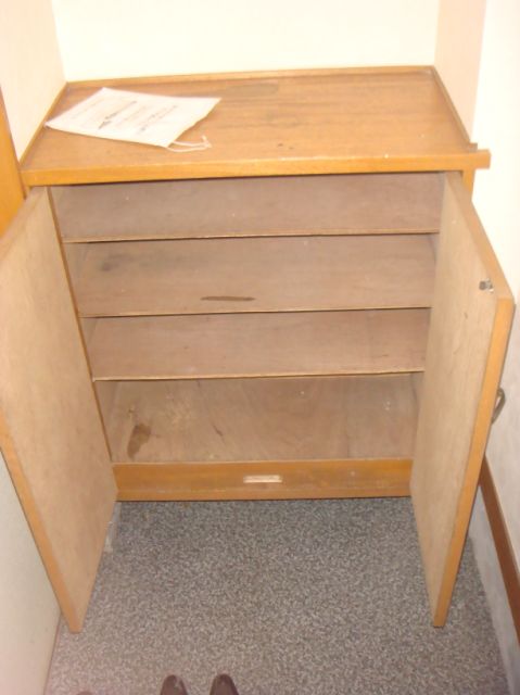 Other Equipment. Cupboard