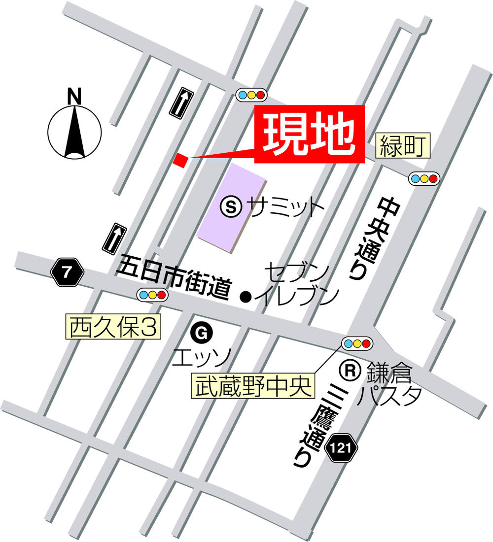 Local guide map