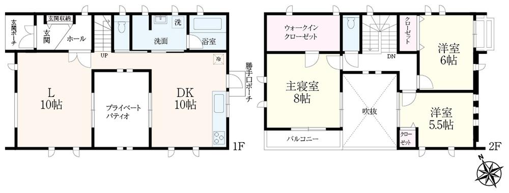 Other building plan example. Building plan example (No. 2 locations) Building Price 21.3 million yen (including tax ・ Sumitomo Realty & Development Reference Plan), Building area 105.99 sq m