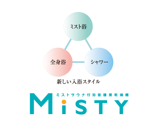 Bathing-wash room.  [Mist sauna] Mist sauna is low temperature ・ Relax and you can enjoy without stuffy with high humidity. When you can not bathtub bathing, Even when you want to quickly bathing late at night or early in the morning, You can easily feel in a short period of time the warmth and relaxing effects, such as to realize in if mist bath tub bathing. further, Moisturizing skin, sweating, We can also expect effects such as promoting blood circulation.