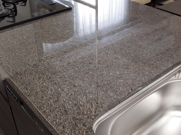 Kitchen.  [Natural granite counter] The top plate of the kitchen, Less likely to scratch luck, It has adopted the natural granite to keep the beauty for many years to come. (Same specifications)