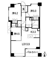Floor: 3LDK, occupied area: 71.09 sq m, Price: 62,900,000 yen, now on sale