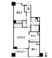 Floor: 2LDK + CL, the occupied area: 57.15 sq m, Price: 47,900,000 yen ・ 52,900,000 yen, now on sale