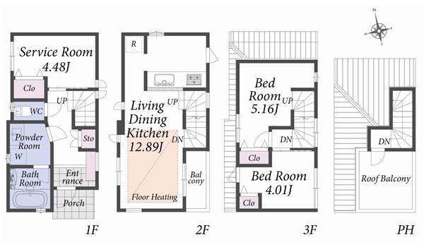 Floor plan C Building