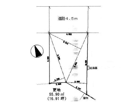 Compartment figure. Land price 31.5 million yen, Land area 55.9 sq m compartment view