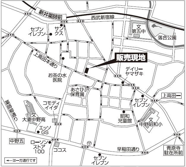 Local guide map. Information map