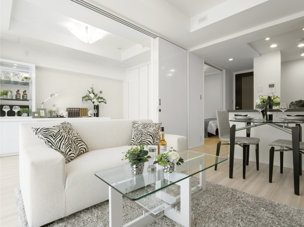 Living dining and kitchen, Western style room