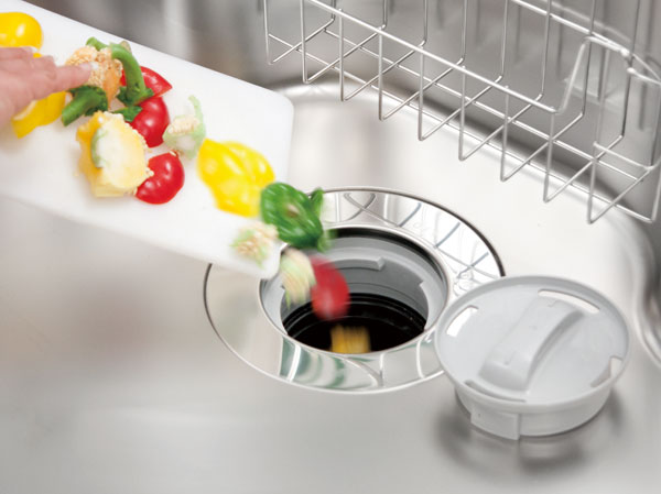 Kitchen.  [Garbage disposer] The garbage, This is a system that can be quickly crushed processing in the kitchen. Garbage that has been crushed by the disposer of each dwelling unit from then purified in wastewater treatment equipment dedicated, Since the drainage, It can also reduce the load on the environment. (Same specifications) ※ There is also a thing that can not be part of the process.