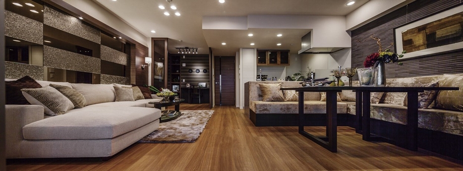 Model Room (BD type) Living ・ Dining (shooting in July 2013)