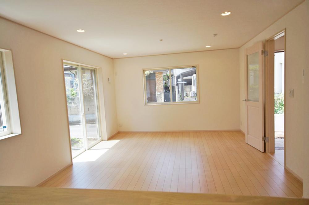 Living. We look at the living room from the kitchen